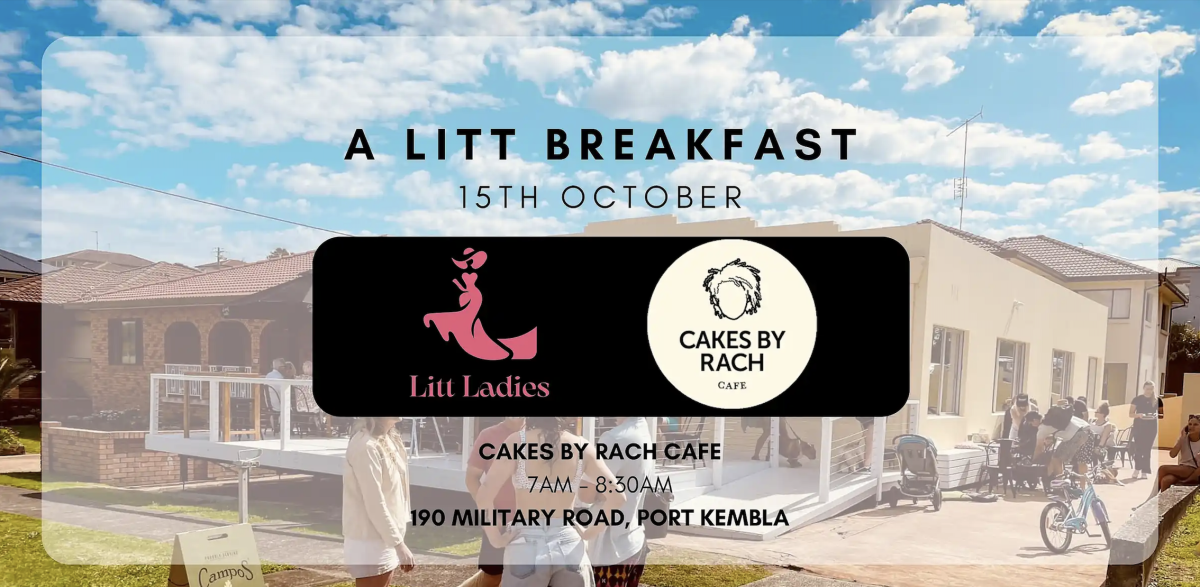 Banner for breakfast event